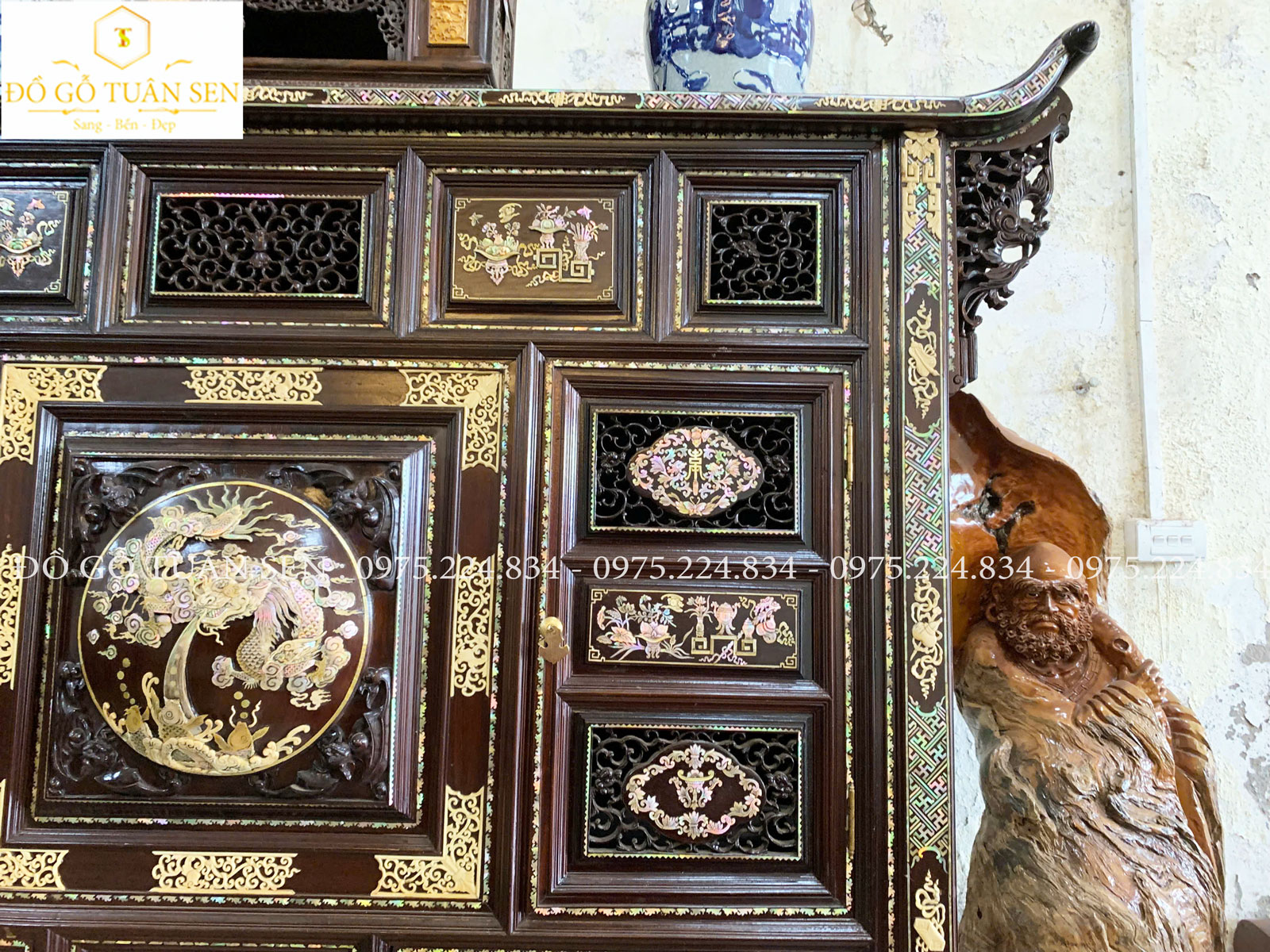 Thông tin chi tiết kích thước tủ thờ gỗ gụ